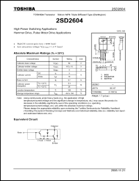 Click here to download 2SD2604_06 Datasheet