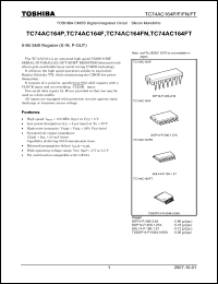 Click here to download TC74AC164F Datasheet