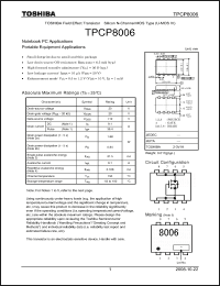 Click here to download TPCP8006 Datasheet
