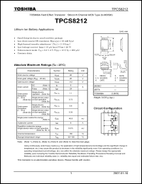 Click here to download TPCS8212_07 Datasheet