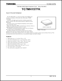 Click here to download TC7MH157FK_07 Datasheet