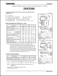 Click here to download 2SK2266_09 Datasheet