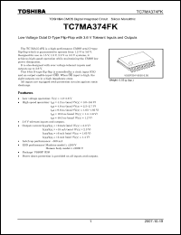 Click here to download TC7MA374FK_07 Datasheet