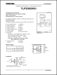Click here to download TLP250INV Datasheet