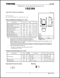 Click here to download 1SS389_07 Datasheet