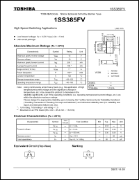 Click here to download 1SS385FV Datasheet