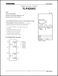 Click here to download TLP4206G_07 Datasheet