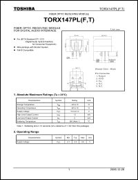 Click here to download TORX147PL Datasheet