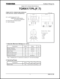 Click here to download TORX177PL Datasheet