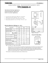 Click here to download TPCS8009-H Datasheet