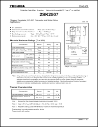 Click here to download 2SK2507_06 Datasheet