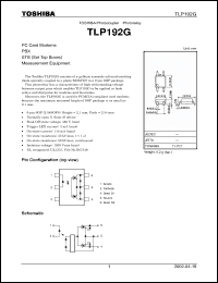 Click here to download TLP192G Datasheet
