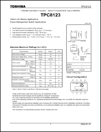Click here to download TPC8123 Datasheet