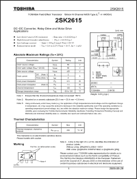 Click here to download 2SK2615_09 Datasheet