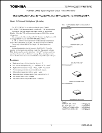 Click here to download TC74VHC257FK Datasheet