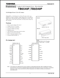 Click here to download TB6549HQ Datasheet