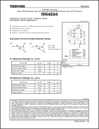 Click here to download RN4604 Datasheet