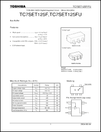 Click here to download TC7SET125F Datasheet