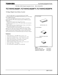 Click here to download TC74VHC4020F Datasheet
