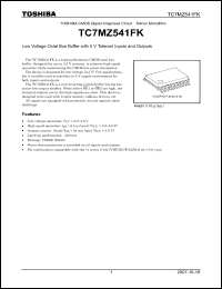 Click here to download TC7MZ541FK_07 Datasheet