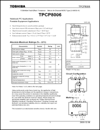 Click here to download TPCP8006_1 Datasheet
