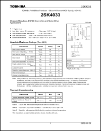 Click here to download 2SK4033 Datasheet