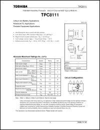 Click here to download TPC8111_06 Datasheet