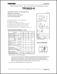 Click here to download TPC8022-H Datasheet