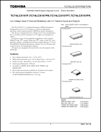 Click here to download TC74LCX157F_07 Datasheet