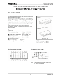 Click here to download TD62785FG Datasheet