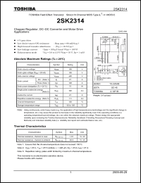 Click here to download 2SK2314_09 Datasheet