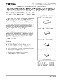 Click here to download TC74VHCT125AFK Datasheet