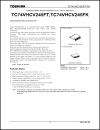 Click here to download TC74VHCV245FK Datasheet