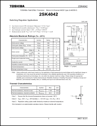 Click here to download 2SK4042 Datasheet