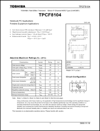 Click here to download TPCF8104 Datasheet