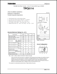 Click here to download TPC8114 Datasheet