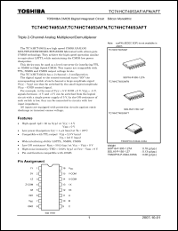 Click here to download TC74HCT4053AFN Datasheet