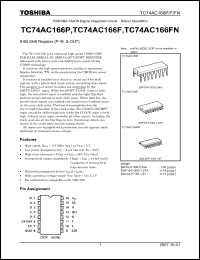 Click here to download TC74AC166P_07 Datasheet