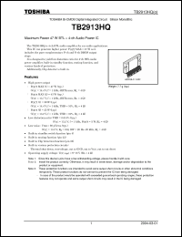 Click here to download TB2913HQ Datasheet