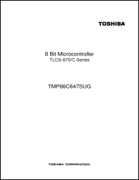 Click here to download TMP86C847SUG Datasheet