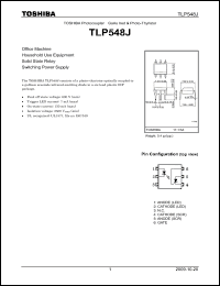 Click here to download TLP548J Datasheet