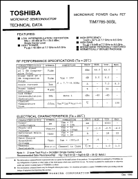 Click here to download TIM7785-30SL Datasheet