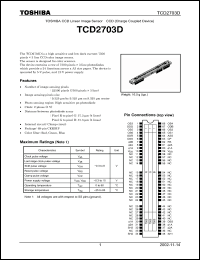 Click here to download TCD2703D Datasheet