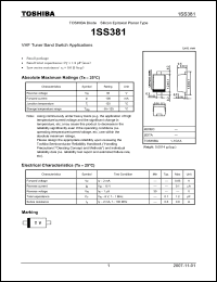Click here to download 1SS381_07 Datasheet