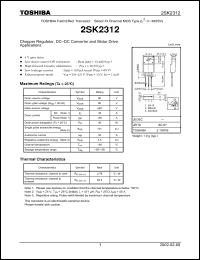 Click here to download 2SK2312_07 Datasheet