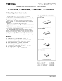 Click here to download TC74VHC4040FK Datasheet