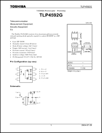 Click here to download TLP4592G Datasheet