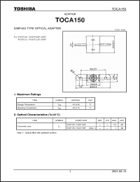 Click here to download TOCA150 Datasheet