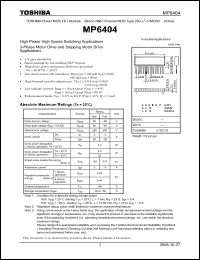 Click here to download MP6404_07 Datasheet