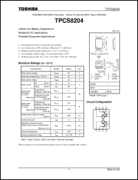 Click here to download TPCS8204_04 Datasheet